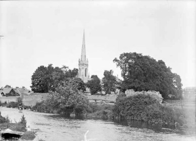 The traditional site of the Seneschal of Imokilly's attempted ambush of Walter Raleigh is usually placed on the Owenacurra River near the present St John the Baptist's Church, Midleton, built on the site of the medieval Cistercian abbey.