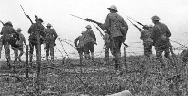 Barbed wire was a very effective barrier to attacks, holding up men who could then be mown down by machine guns. Even low fences of barbed wire presented serious obstacles.