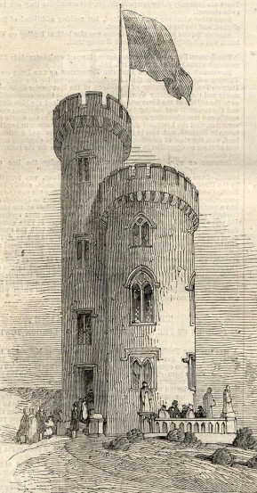 Fr Mathew Tower near Glounthaune from the Illustrated London News 1846.