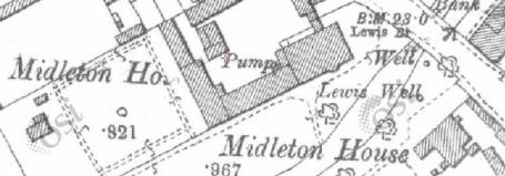 Midleton House is the name given to BOTH the Coppinger house on the north side of the river and the Green house formerly Lewis Place on the south side of the river in 1896. 