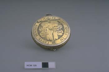 The Hunt Museum's Cashel Pyx was commissioned by Friar Anthony Sall for the Franciscan Community in Cashel, County Tipperary. The pyx was made of silver gilt around 1670. (Hunt Museum)