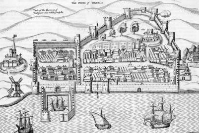 With Cork, Youghal was the most important town in the county in 1600. It was the center of commerce in the eastern part of County Cork.
