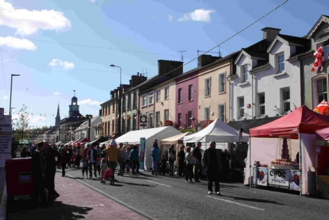 Main Street, Midleton, was designed as a market place - and with the Food and Drink Festival in September, it reverts to this function.