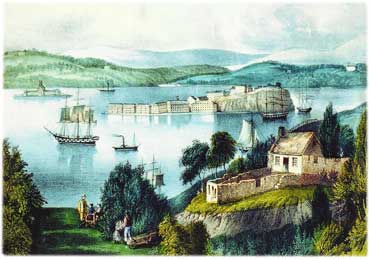 Haulbowline in the mid 1800s